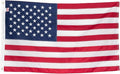 American Flag 5x8’ | Embroidered Stars & Sewn Stripes | Heavy Duty U.S. Flag | Durable 210D Oxford Nylon for High Winds | Quadruple Stitched Fly End Brass Grommets | Patriotic Decor