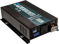 WZRELB 5000W 24V 120V High Frequency LED Display Off Grid DC to AC Converter Power Supply True Pure Sine Wave Solar Power Inverter(Black)