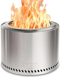 HGD 16 inch Smokeless Fire Pit for Outside, Stainless Steel Fire Pits, Smokeless FirePit Outdoor for Camping Backyard Patio Garden Picnic
