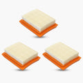 Pack of 3 Air Filter Cleaner For STIHL FS120 FS200 FS220 FS250 FS300 FS350 FS400 FS450 FS480 String Trimmer Strimmer 41341410300