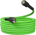 YAMATIC Durable Pressure Washer Hose 25FT, 3400 PSI 1/4'' Power Washer Hose Replacement for Gas&Electric Washer, Wear Resistant Extension Leak-Free M22 Fittings, Green
