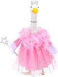 Outus Princess Goose Outfits Princess Skirt for Porch Goose 23 Inch Holiday Lawn Funny Geese Cloth for Princess Themed Birthday Parties Spring Baby Shower Yard Garden Outdoor Decor