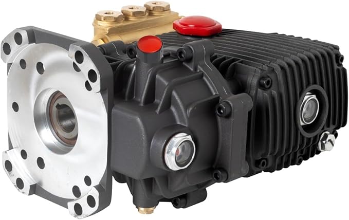 Canpump CT 1510 GB Pressure Washer Pump with Gearbox – 1500 PSI, 8.5 GPM, 1″ Shaft, Horizontal, Triplex – High Flow Pump for Fleet, Farm, Industrial Cleaning – For 13 HP Gas Engines