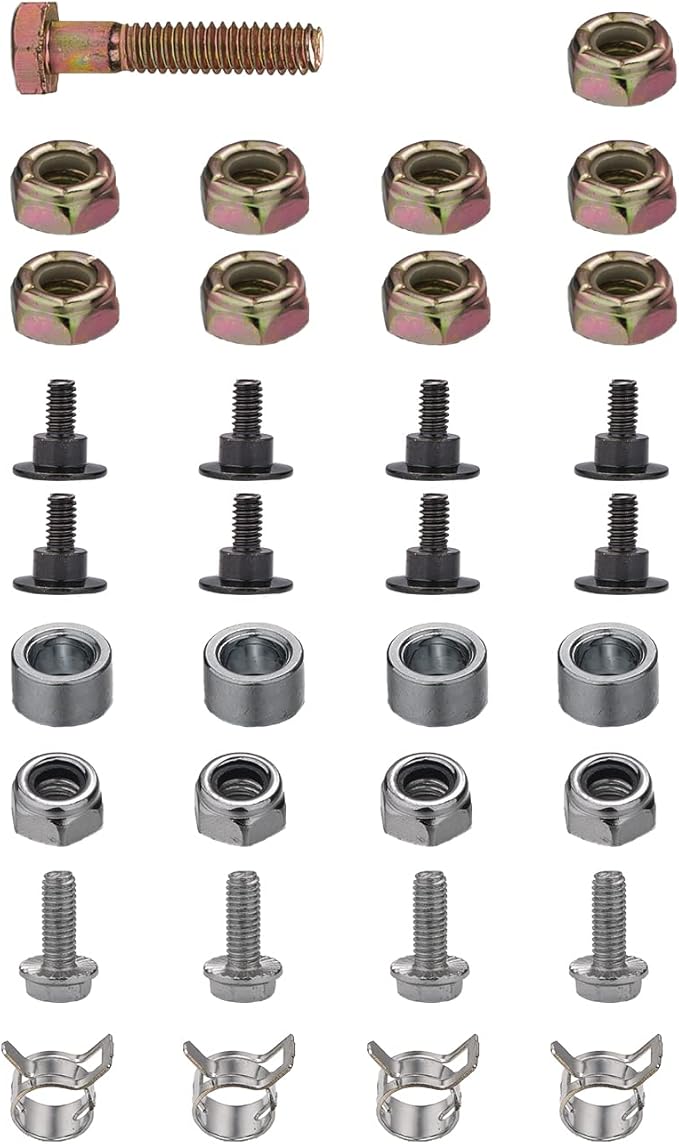 99-9313 Snow Blower Rubber Paddles (10MM Thick) & 133-5585 108-4884 Scraper & 121-6622 V-Belt for Toro PowerClear 721 821 Qze R E R-C Snowblower Paddle with Mounting Hardware Kit