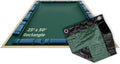 Buffalo Blizzard Supreme Plus 25 ft x 50 ft Rectangular Winter Pool Cover | Green/Black | Heavy Duty for Above Ground Swimming Pools | Easy Install | Cold & UV Resistant | Seasonal Debris Protection
