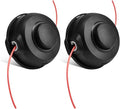 2 PCS Bump Feed Trimmer Head M8x1.25LH Compatible with Makita XRU11Z XRU12 XRU04Z 18V X2 LXT (36V) Lawn Mower Replace 198386-5