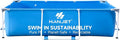 10ft x 6.5ft x 29.5in Large Rectangle Above Ground Pool for Kids, Swimming Pool Set for Backyard, Odor-Free Non-Toxic Material, Easy Clean Design with Reinforced Steel Frame