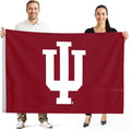 Indiana Hoosiers College Sports Printed Flag - NCAA Licensed - Nylon - School Banner (Red) (5' x 8')