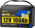 Wattcycle 12V 100Ah LiFePO4 Lithium Battery, BCI Group 31,Deep Cycle Up to 15000 Cycles, 110A BMS, Low Temperature Protection, 10 Years Lifespan, Perfect for RV/Home Energy Storage