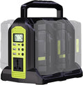 350W Power Inverter for Ryobi 40V Li-ion Battery, OP401 4-Port 40V to 120V Pure Sine Wave Inverter with LED Light, 3 USB-A Port, 1 USB-C Port, 1 DC Port, Power Station for Camping Emergency(Tool Only)