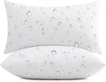 puredown® 12x20 Outdoor Pillow Inserts, Set of 2, Fluffy Soft Lumbar Pillows Filled with Plump Down Alternative Stuffer for Porch Swing Sofa Couch Cushion Patio Furniture