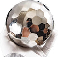 304 Stainless Steel Gazing Ball Sculptures Diamond Ball Decoration Mirror Hollow Decor Ball Reflective Garden Sphere Hollow Metal Ball Ornament Statues Gazing Globe for Home Garden (6 inch)