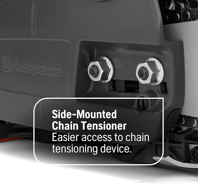 Husqvarna 455 Rancher Gas Chainsaw, 55-cc 3.5-HP, 2-Cycle X-Torq Engine, 20 Inch Chainsaw with Automatic Oiler, For Wood Cutting, Tree Trimming and Land Clearing