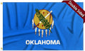 FLAGWIN Oklahoma Flag 3x5 FT - Double Sided Polyester Oklahoma State Flag Outdoor 3 Ply - Vivid Color and Fade Proof State of Oklahoma Flags with Brass Grommets