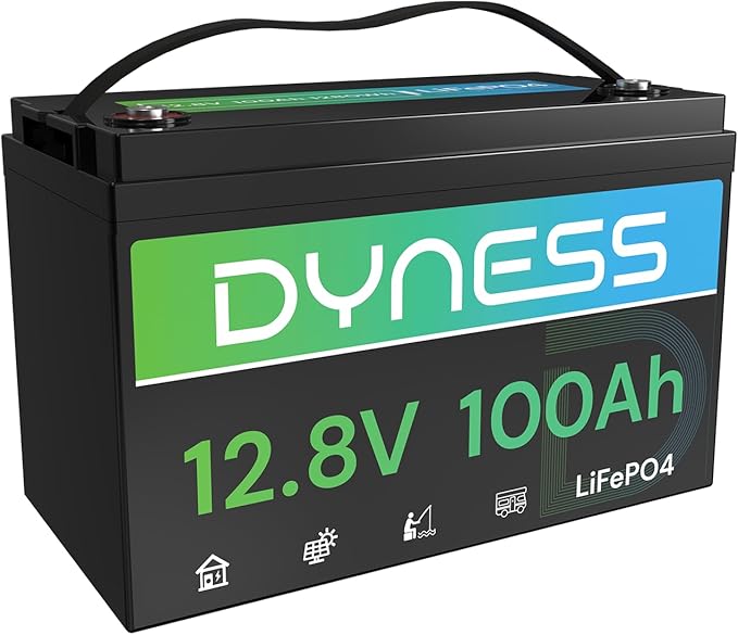 12V 100Ah LiFePO4 Battery BCI Group 31 Lithium Battery with Low-Temp Cut Off Protection, A+ Grade Cell Built-in 100A BMS, Perfect for RV, Solar System, Off-Grid, Home Energy Storage