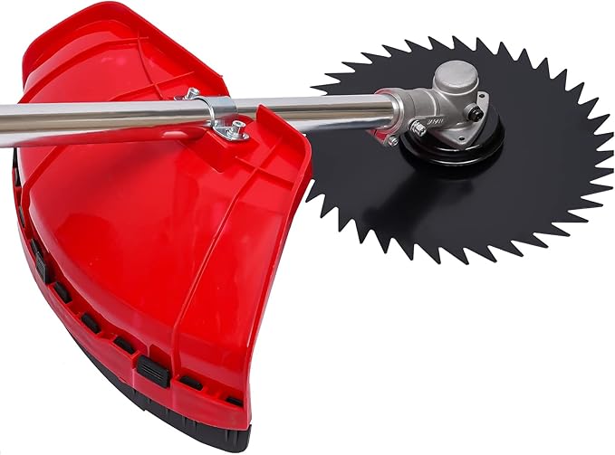 2-Stroke Hand Push Lawn Mower Gas Powered with Wheels,1.8KW 49CC Single-Cylinder Gasoline Engine Grass Trimmer Lawn Mower,Height Adjustable and Rear Wheels Foldable,6500-7000r/Min