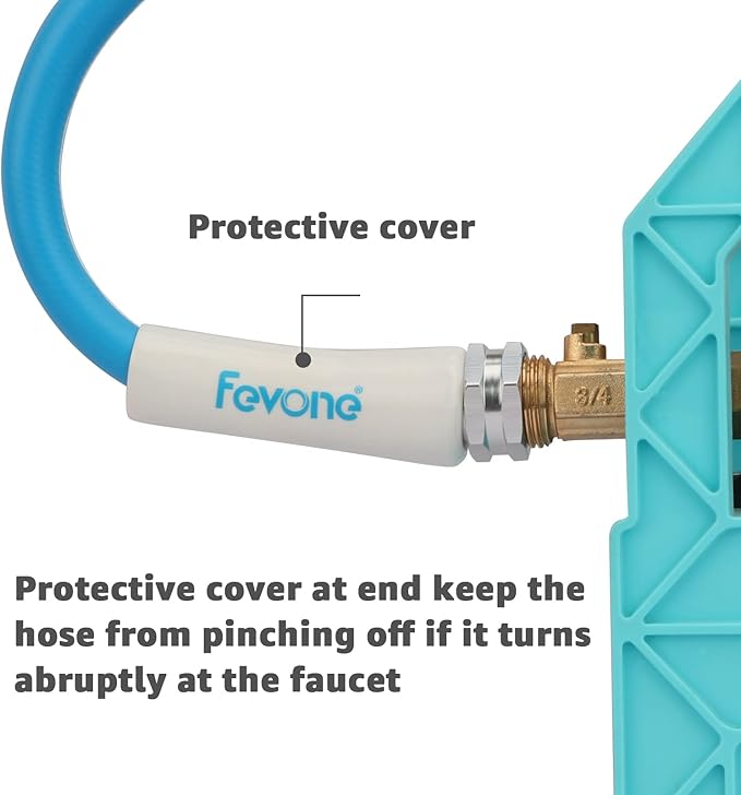 Fevone Garden Leader Hose 5 ft., Lightweight Hybrid Water Hose, Flexible and Durable, Leak-Free Connections