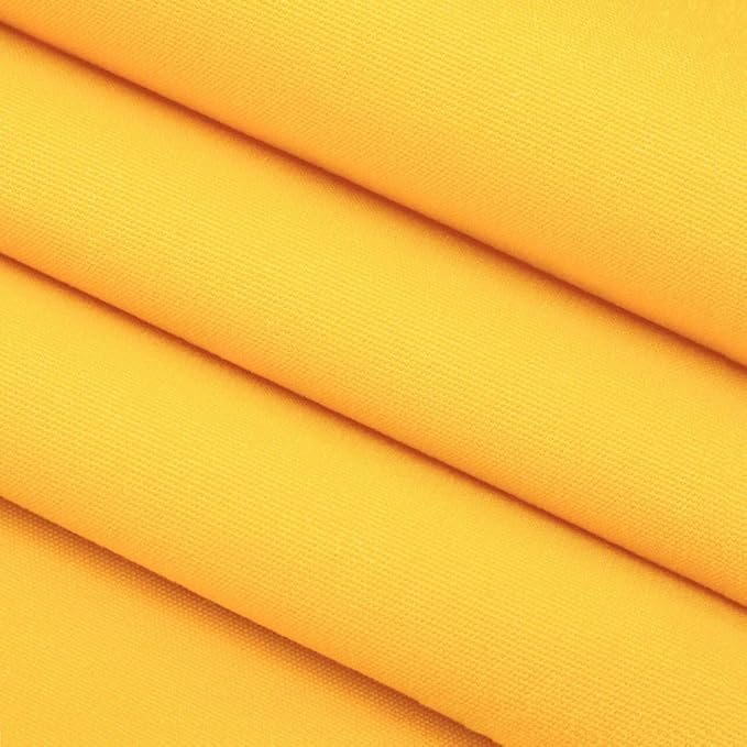 RSH DECOR: Sunbrella Lumbar Throw Pillows Set of 2 | 20" x 12" | Water and Fade-Resistant Performance Fabric | Outdoor Pillow Covers with Down-Alternative Inserts | Canvas Sunflower Yellow