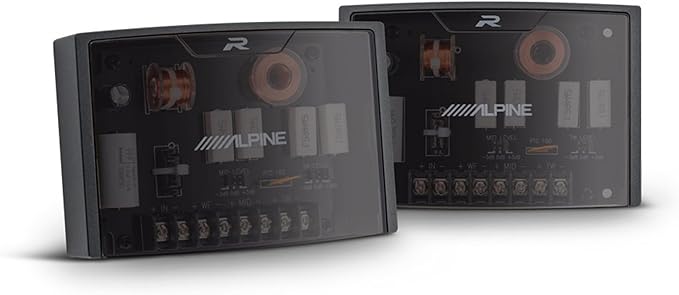 Alpine R2 Speaker Bundle - Two Pairs of R2-S653 6.5" R-Series Pro High-Resolution 3-Way Component Speakers