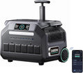 IEE P2400 Solar Generator,2400W/2048Wh Solar power station(4800W Peak),1800W Super Fast Charging, LiFePO4 (LFP) Battery,APP Control Emergency Power Station for Home, Camping, RV and Power Outages