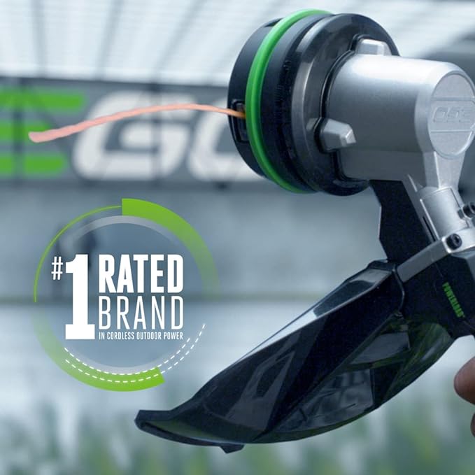 EGO POWER+ String Trimmer, Battery Powered, 15" trimmer for weeds and grass with POWERLOAD and Carbon Fiber Split Shaft, Battery and Charger Not Included - ST1520S