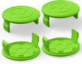 4 Pack String Trimmer Replacement Spool Cap for Greenworks, Weed Wacker String Parts Trimmer Line Cap Covers Compatible with Greenworks Cordless Weed Eater