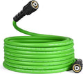 YAMATIC Flexible Pressure Washer Hose 35FT, 3400 PSI 1/4'' Power Washer Hose Replacement for Gas&Electric Washer, Kink Resistant Extension Leak-Free M22 Fittings, Green