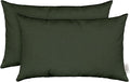 RSH DECOR: Sunbrella Play Jumbo Lumbar Pillows Set of 2 | 26" x 16" | Water and Fade-Resistant Performance Fabric | Outdoor Pillow Covers with Down-Alternative Inserts | Play Jungle