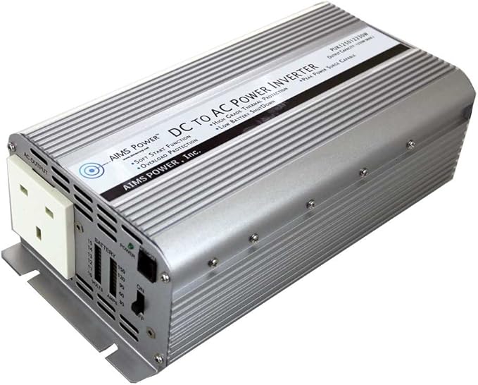 AIMS Power Modified Sine 1250 Watt European 24 VDC to 230 VAC 50Hz