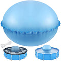 Pool Pillows for Above Ground Pools, Pool Pillows for Closing Winter, 6ft Round Air Pool Cover Pillow Kit for Winterizing with Ropes, Ultra Thick PVC Inflatable Cold Resistant Swimming Pool Pillow