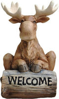 Spoontiques Moose Garden Statue - Decorative Garden Statue - Colorful Home Décor for Indoor or Outdoor Use - Patio Decoration - Garden Accessory