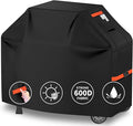 59Inch Heavy Duty Grill Cover for Outdoor Grill Thick Waterproof UV & Fade Resistant BBQ Cover with Adjustable Straps, Suitable for Weber,Black Stone, Charbroil etc, Black