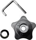 Fit for Toro Snow Blower Handle Knob and Lock Bolt Screw Kit for 21" Fold Snow Blowers/Lawn Mowers Replace 114-3779 & Handle Knob 136-7130 Bolt & 107-3844 Washer