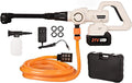 Cordless Pressure Washer with Grip,652 PSI Power Cleaner with 6-in-1 Nozzle,3-Speed Adjustment,21V Rechargeable 4.0Ah Battery High-Pressure Car Washer Gun for Floor/Home/Car Cleaning&Watering