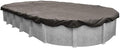 Robelle 18 x 33 ft Extra Heavy Duty Magnesium Winter Oval Pool Cover for Above Ground Pools, 4 ft Overlap (22 x 37 ft Cover Size), Solid 10 x 10 Scrim, 2.91 oz/yd2, 12-Year Warranty, Style: 591833-4