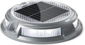 SIEDiNLAR Solar Driveway Lights Outdoor 16 LEDs 9 Modes, Dock Markers Deck Lights Waterproof Warning for Pathway Driveway Walkway Ground Step Yard Garden, RGB (1 Pack)