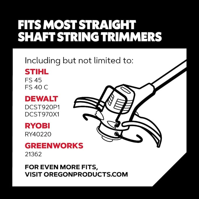 Oregon 574117 Magnum Supertwist Trimmer Line .095-Inch 1/2-Pound Donut