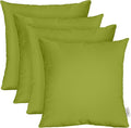 RSH DECOR: Sunbrella Square Throw Pillows Set of 4 | 24" x 24" | Water and Fade-Resistant Performance Fabric | Outdoor Pillow Covers with Down-Alternative Inserts | Canvas Macaw