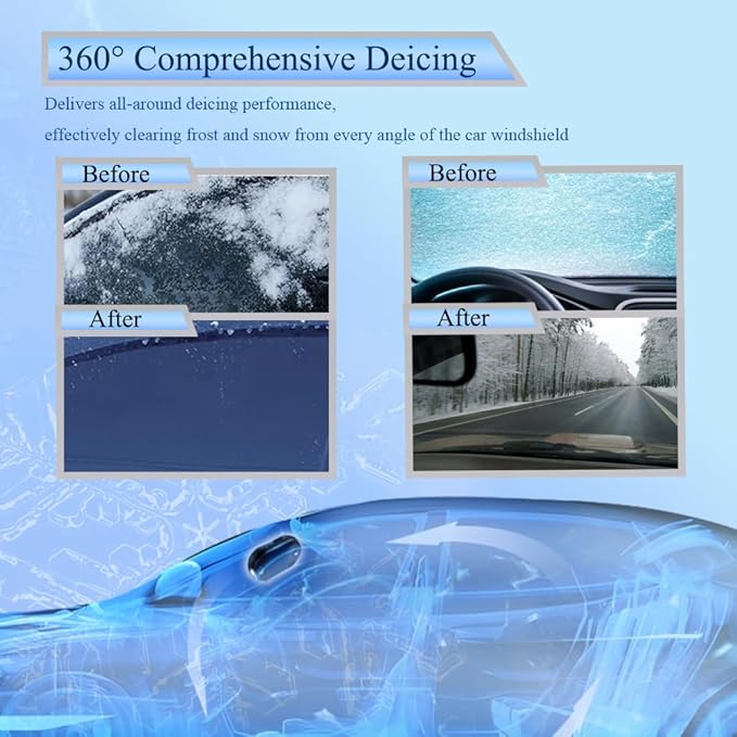 Riloer Electromagnetic Wave Anti Freezing And Snow Removal Device 4pc, Anti Freeze Electromagnetic Car Defroster For Snow Removal, Electromagnetic Car Snow Removal Device