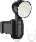 AIXPI Battery Operated Powered Motion Sensor Lights Outdoor 800LM 6000 mAh, Rechargeable LED Flood Light Spotlight for Garage, Yard, Porch 1Pack