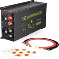 WZRELB Pure Sine Wave 6000W (10000W Surge) 12VDC 120VAC Power Inverter - Solar, RV