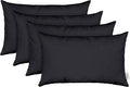 RSH Décor Sunbrella Jumbo Lumbar Pillow Covers – Set of 4 | 26" x 16" | Outdoor Use – Patio, Lounge, Adirondack, Deck | Water & Fade-Resistant | Play Navy | Includes Down-Alternative Inserts