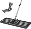 Lawn Leveling Rake, 30x10 Inch Heavy-Duty Levelling Rake with 6.2FT Adjustable Stainless Steel Handle, Lawn Leveler Tool for Yard, Garden, Golf Course, Farm Pasture