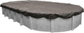 Robelle 10 x 15 ft Extra Heavy Duty Magnesium Winter Oval Pool Cover for Above Ground Pools, 4 ft Overlap (14 x 19 ft Cover Size), Solid 10 x 10 Scrim, 2.91 oz/yd2, 12-Year Warranty, Style: 591015-4A