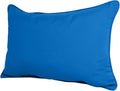 Comfort Classics 22W x 14D x 4H Sunbrella Outdoor Lumbar Pillow Inc. Made in USA (Pacific Blue)