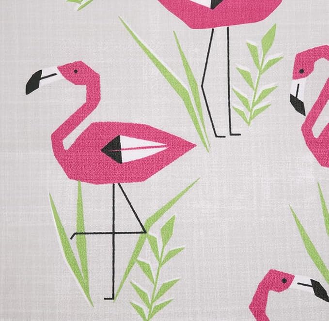 RSH DECOR Deep Seating Cushion with Pillow Back | 24” x 26” Seat | Water and Fade-Resistant Spun Fabric | Outdoor Chair Cushion Set for Patio Furniture | Groove Fusion Pink Flamingo