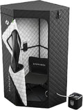 SAUNABOX SmartSteam Kit Pro | Personal Steam Sauna for Home Use | Portable Sauna Tent with Chair, Mat & Case | Full-Body Steam Therapy for Relaxation, Detox & Recovery
