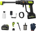 Cordless Pressure Washer Battery Powered; 990 PSI Cordless Power Washer with 4.0Ah Battery&Charge - 6-in-1 Nozzle, Handheld Portable Pressure Washer Cordless & Portable Handheld Power Washer
