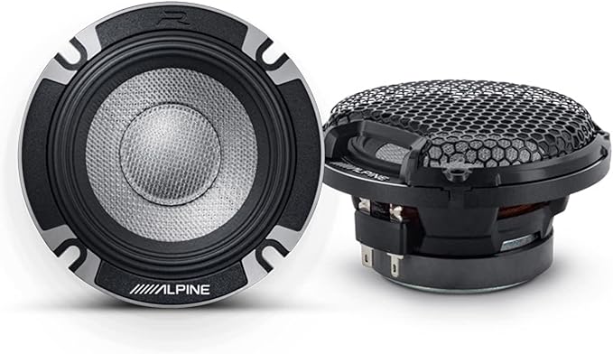 Alpine R2 Speaker Bundle - Two Pairs of R2-S653 6.5" R-Series Pro High-Resolution 3-Way Component Speakers