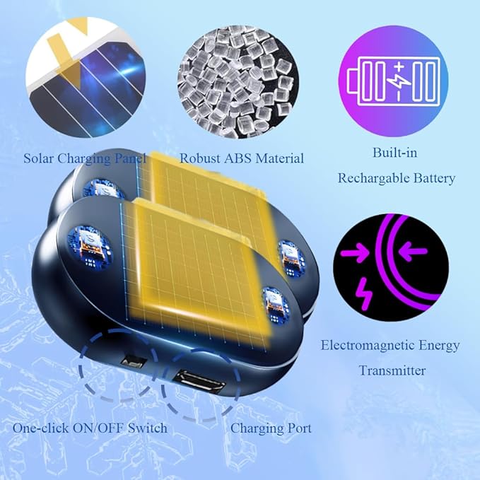 Riloer Electromagnetic Wave Anti Freezing And Snow Removal Device 3pcs, Anti Freeze Electromagnetic Car Defroster For Snow Removal, Electromagnetic Car Snow Removal Device